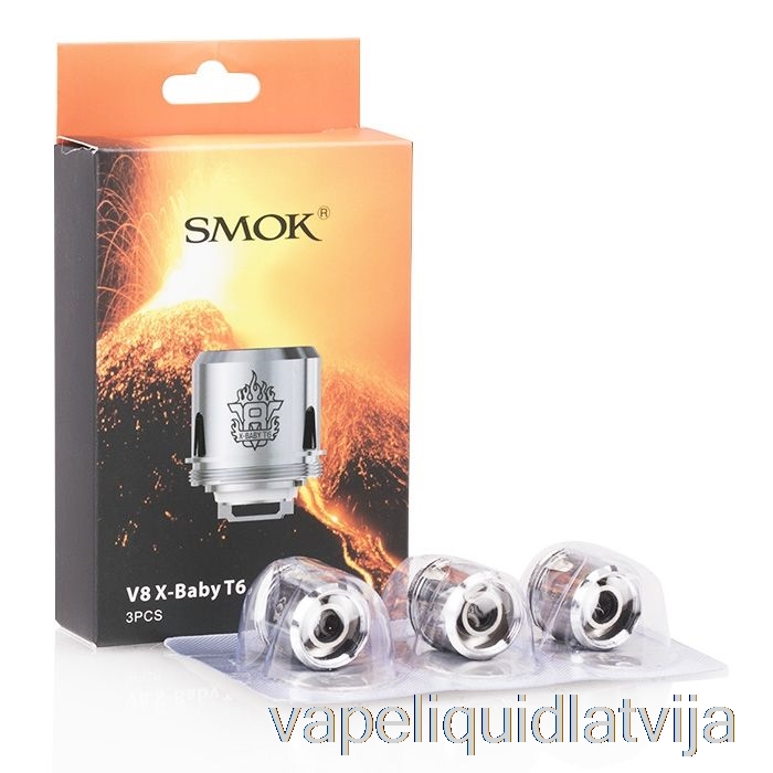 Smok Tfv8 X-baby Rezerves Spoles 0,2ohm V8 X-baby T6 Core Vape šķidrums